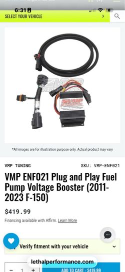 F150 boost a pump and factory sending unit