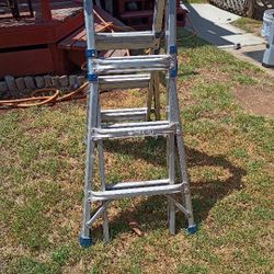 Werner 18ft Reach Height Multi-Position Ladder, 