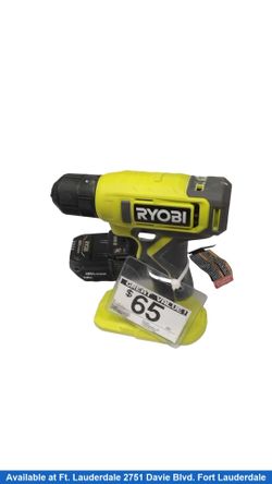 Ryobi Pcl201 Green Cordless Standard Drill