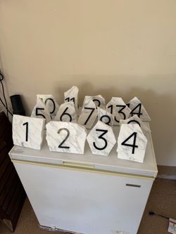 Marble Table Numbers Set 1–14 wedding events