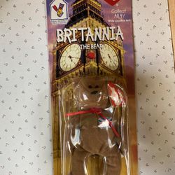Britannia The Bear RARE WITH TAG ERRORS McDonald’s 