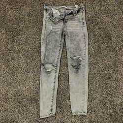 SO High Rise Jegging, Light Grey, Size 7/28 (Medium)