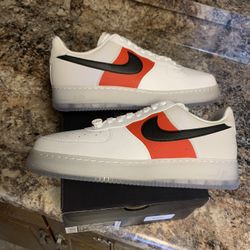 Nike Air Force 1 Icy Soles University Red Size 10.5m