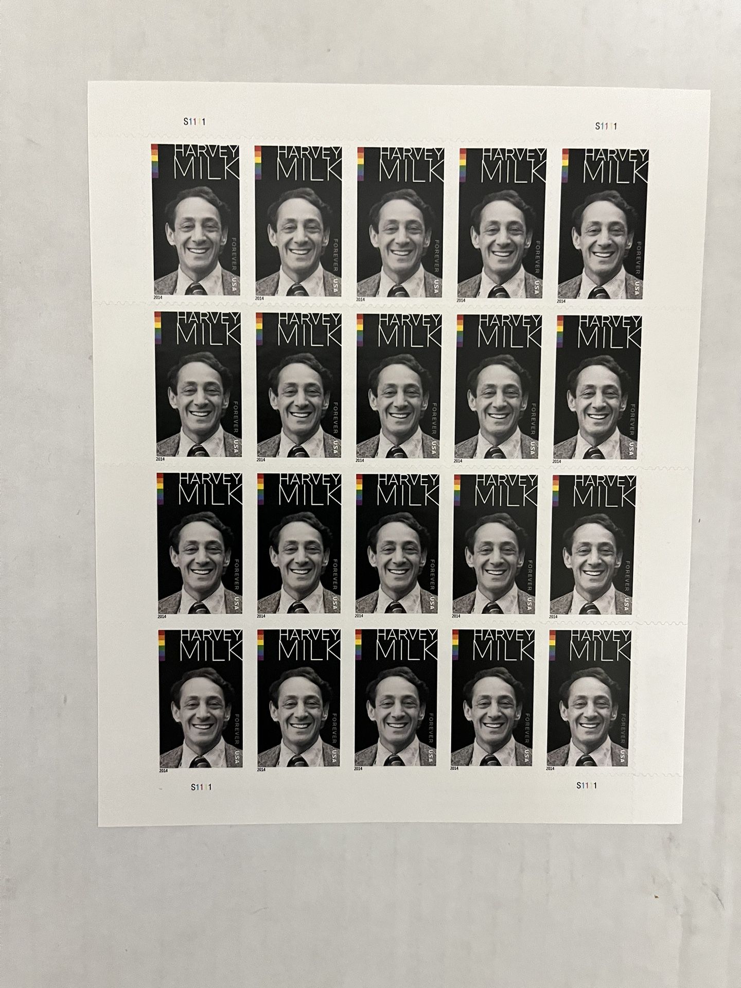 2014 - Sheet Of Harvey Milk - Forever Stamps - (New)