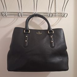 Kate Spade New York Chelsea Nylon Large Tote Satchel Tote Bag Shoulder Bag Black