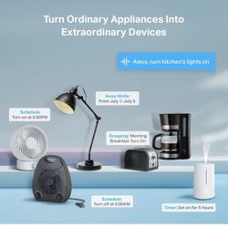 Small, Simple, Smart Kasa Smart Wi-Fi Plug Mini 2x Pack Total 8