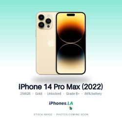 iPhone 14 Pro Max 256GB Gold Unlocked Good Condition