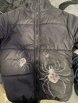 SPIDER PUFFER ZIP UP