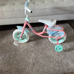 Bike W Training Wheels 10.00 Huffy Bike 
