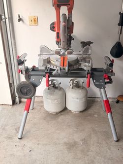 Ridgid table saw+stand