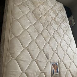Queen Mattress And  Box Spring And Bed Frame!!