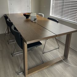 IKEA wood Dining Table 