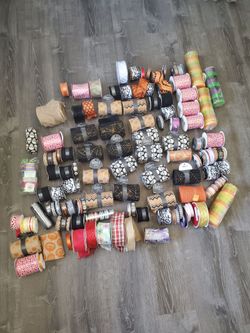 Ribbon and craft supplies