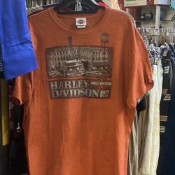 Harley-Davidson Orange Myrtle Beach Graphic Tee