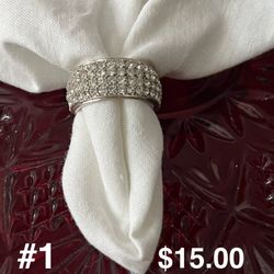 Assorted Sterling Silver Rings 