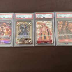 One Piece psa 10 Slabs 