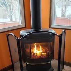Avalon Cedar Direct Vent Free Standing Stove
