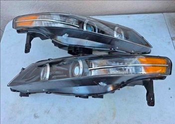 2007 And 2008 Acura TL Projector Headlights Luces Focos Micas Faros Faroles Headlamps