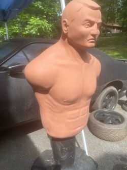 Rubber punch, punching man