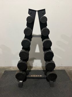 Dumbbell Weights with Stand