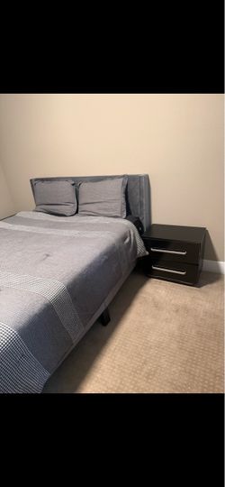 Bed frame and mattress