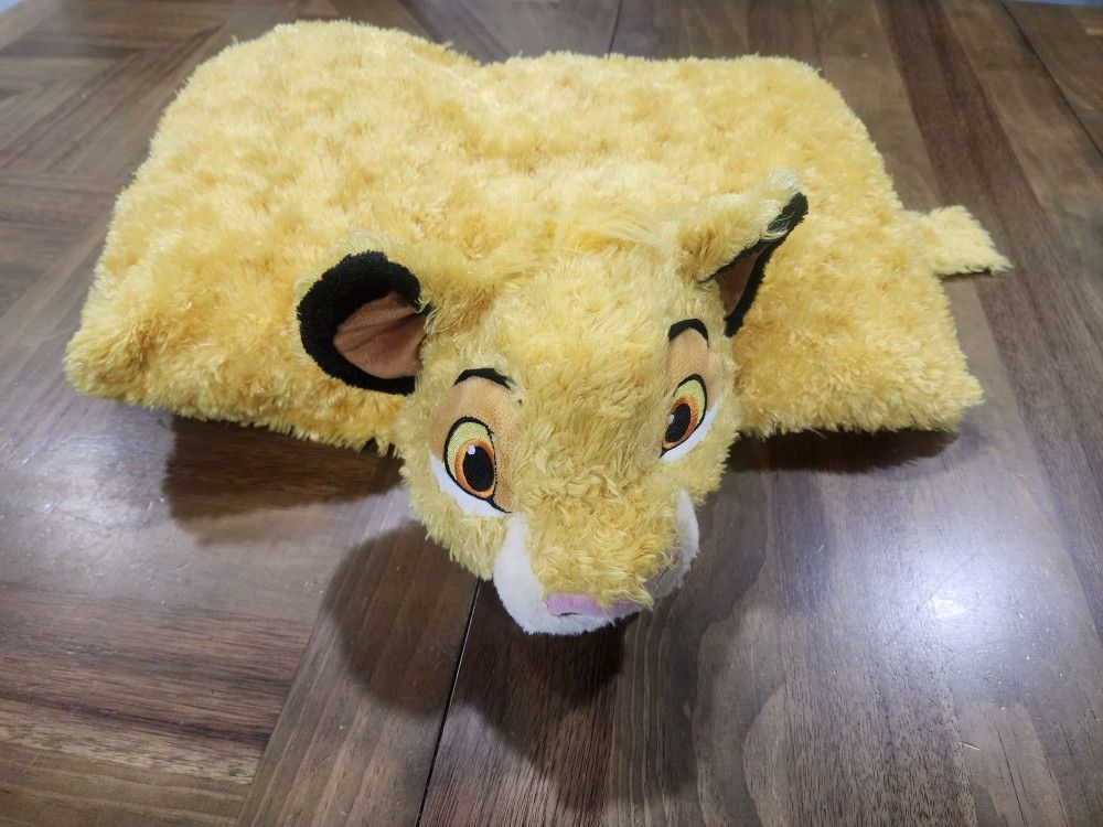 Disney Parks Simba Pillow Pet The Lion King Plush Stuffed Animal
