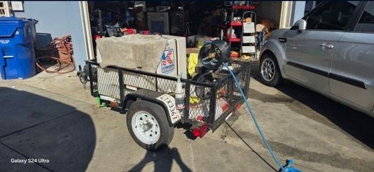 Mobile Wash Trailer Set Up