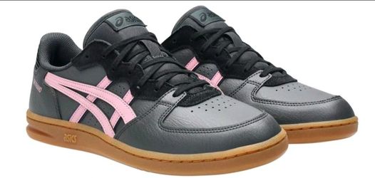 New Asics Skyhand OG Graphite Grey Coneflower Handball Shoes Men's 8 Women’s 9.5