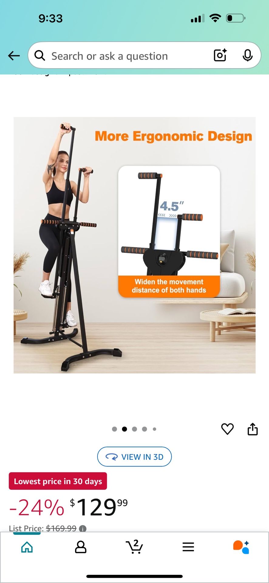 Climber Exercise Machine