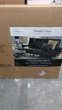 Leather futon brand new