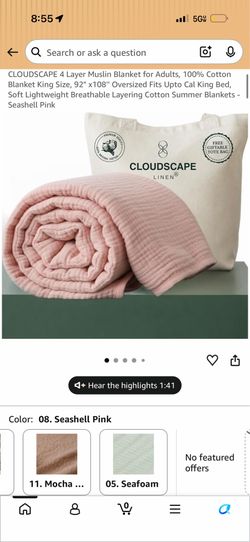 Pink solid blanket