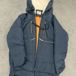blue Puffer Jacket
