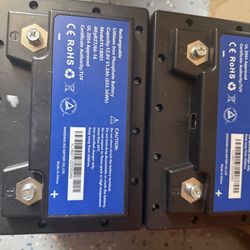 12v 51ah Lithium Battery (1) $120