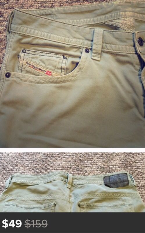 Diesel jeans Green men size W33