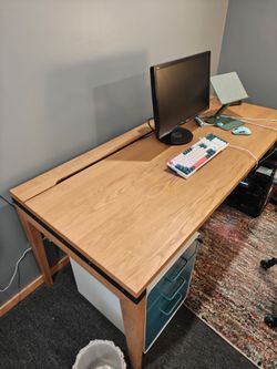 Madera 71 inch oak desk
