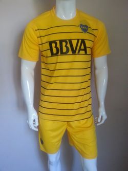 11 Young Adult Boca Juniors Soccer Uniforms-Uniformes De Futbol