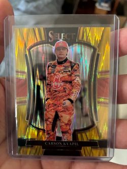 Carson Kvapil Panini Select NASCAR 5/10 Trading Card