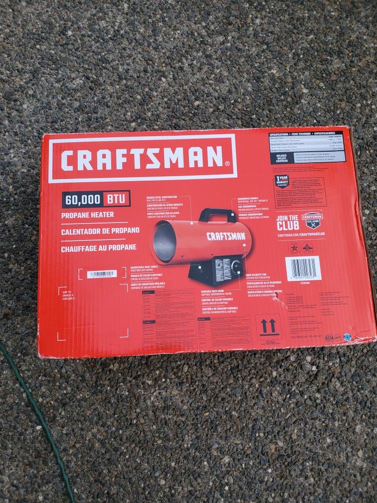 Craftsman Propane Heater