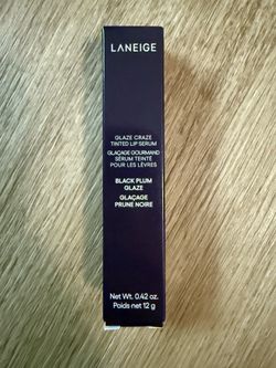 Brand New Laneige Glaze Craze Tinted Lip Serum - Black Plum Glaze