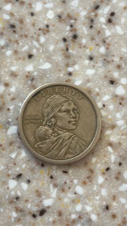 Sacagawea Native American Dollar Coin 2010-D Weak Edge Lettering