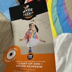Light Up And Sound Rainbow Costume