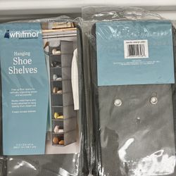 Hanging Shoe Shelves (set Of 2)