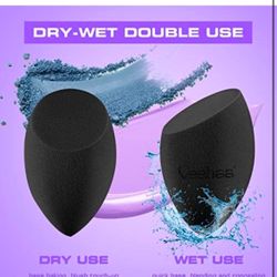 Brand: VEEHAA  2PCS Makeup Sponge Set, Latex Free Makeup Blender for foundation, Makeup Sponges egg shaped, Makeup Sponges for all areas Brand New. Ne