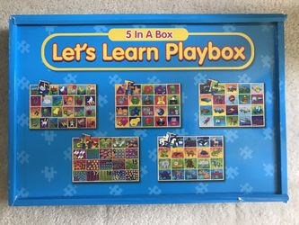Playbox 5 in a box. Fun learning for 2–5yr kids