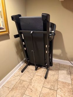Folding Treadmill Black