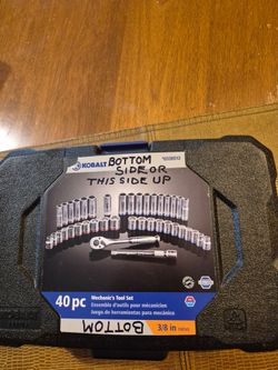 Kobalt SAE 40 piece standard mechanics tool set