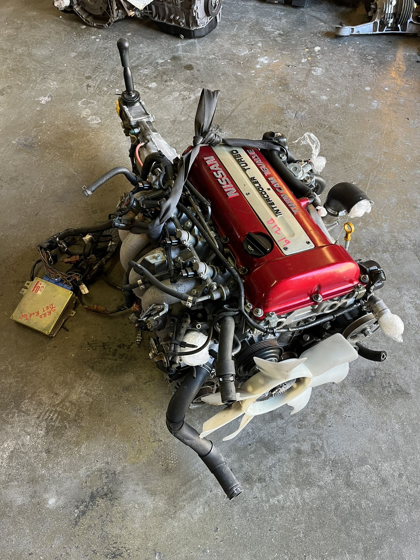 JDM SR20DET S13 Swap Turbo Wiring ECU 5-speed Manual for Sale in Buena