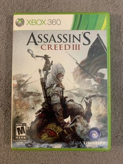 Assassin's Creed III 3 Xbox 360 Video Game Complete In Box Ubisoft