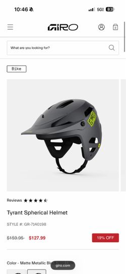Giro Tyrant Spherical Adult Mountain Bike Helmet