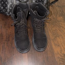 Balenciaga Combat Boots Black
